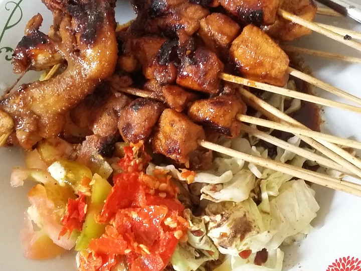 Cara Bikin Sate ayam bumbu kecap Bunda Pasti Bisa