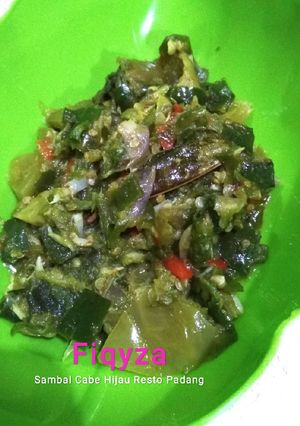 Foto resep Sambal Hijau ala Resto Padang