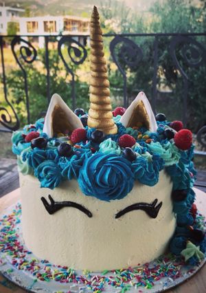 Φωτογραφία της συνταγής Τούρτα Μονόκερος 🦄