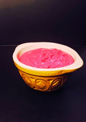 A picture of Beetroot Hummus.
