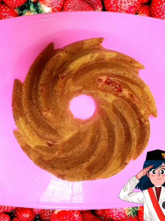 Foto resep Vanilla Cake with Strawberry & Cheese 🍰🍓🧀