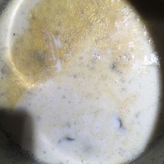 Oyster stew A picture of Oyster stew.