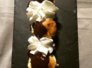 Une photo de pâte à choux