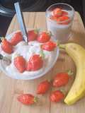 Mousse de 🍌Bananes aux Fraises 🍓
