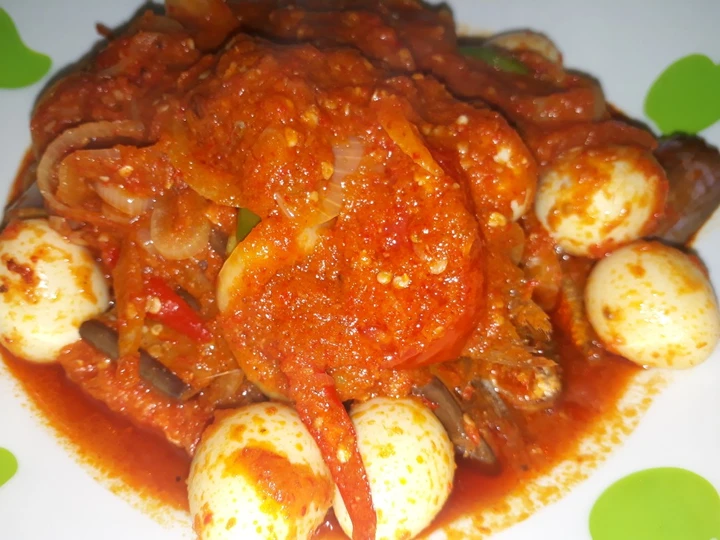 Langkah Gampang Membikin Resep Ikan dencis bumbu sarden pedas nyemek-nyemek yang  Bikin Ketagihan Anti Ribet, Uenak Banget