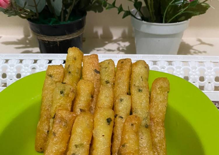 Cara Gampang Membuat 9. Potato cheese stick, Bisa Manjain Lidah