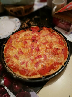 Una foto de Pizza casera