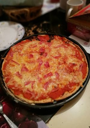Una foto de Pizza casera