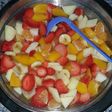 Macedonia de frutas 🍓🍊🍎🍐🍑🍌🍋