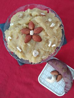 रताळ्याचा हलवा (ratalyacha halwa recipe in marathi) रेसिपी चे मुख्य फोटो