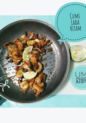 Foto resep Cumi lada hitam saos tiram