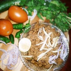 A picture of Kachri qeema.