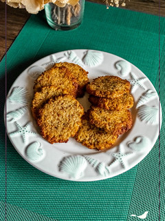 Una foto de Galletas de almendra y kumquat naranja 🍊