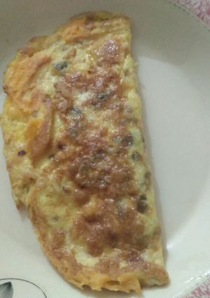 A picture of Jelepino cheese omlate.