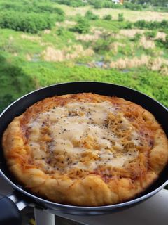 Foto resep Pizza teflon (no telur, no pegel)