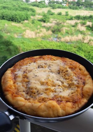 Foto resep Pizza teflon (no telur, no pegel)