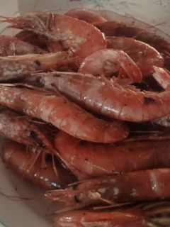 Una foto de Gambones al horno