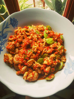 Foto resep Sambal Telur Orak Arik Petai