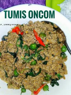 Foto resep Tumis Oncom Leunca Kemangi