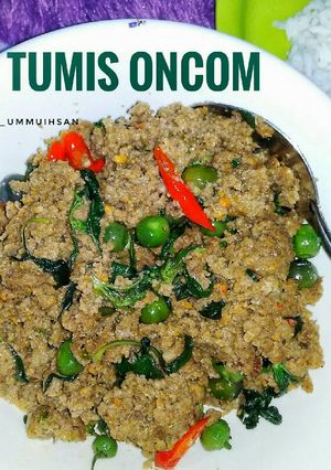 Foto resep Tumis Oncom Leunca Kemangi