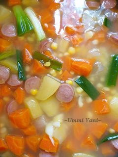 Foto resep Sop Jagung Sosis