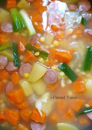 Foto resep Sop Jagung Sosis