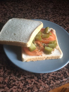 Una foto de Sándwich fit