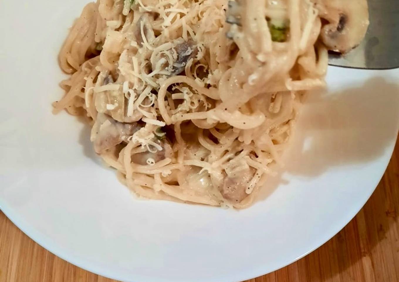Spaghetti Creamy Mushroom