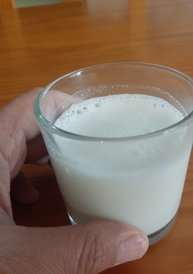 Una foto de "Leche" (bebida) de almendras