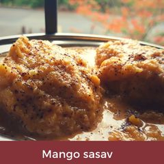A picture of Goan Mango (Ghonta) Sasav.