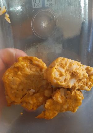 Una foto de Muffins de arroz, carne y verduras para el bebé de la casa