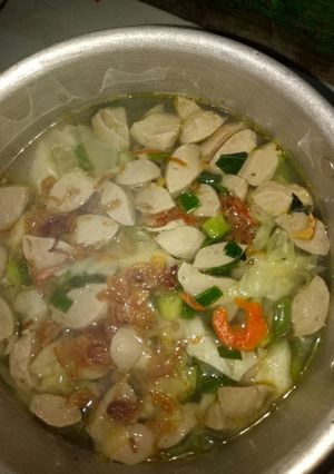 Foto resep Sop bakso ceria