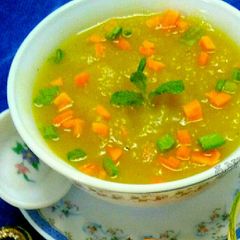 A picture of Pumpkin soup.
