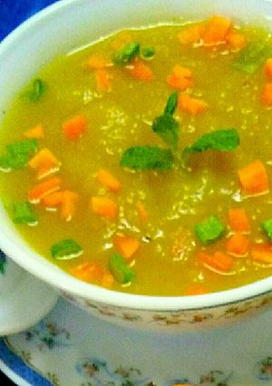 A picture of Pumpkin soup.