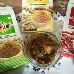 A picture of Panchforan wale baigan.