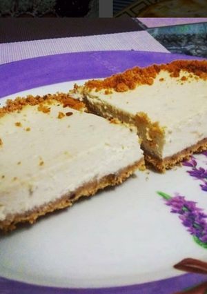 Фото Банановый чизкейк с орехами.