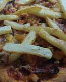 Pizza bbq bacon y queso