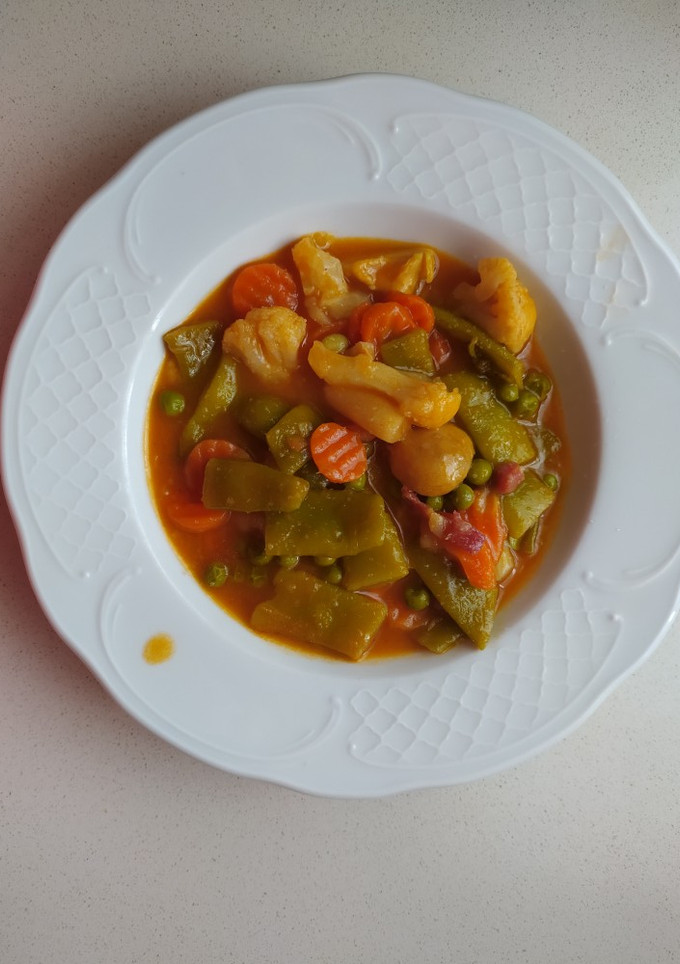 Una foto de Menestra de verduras Thermomix