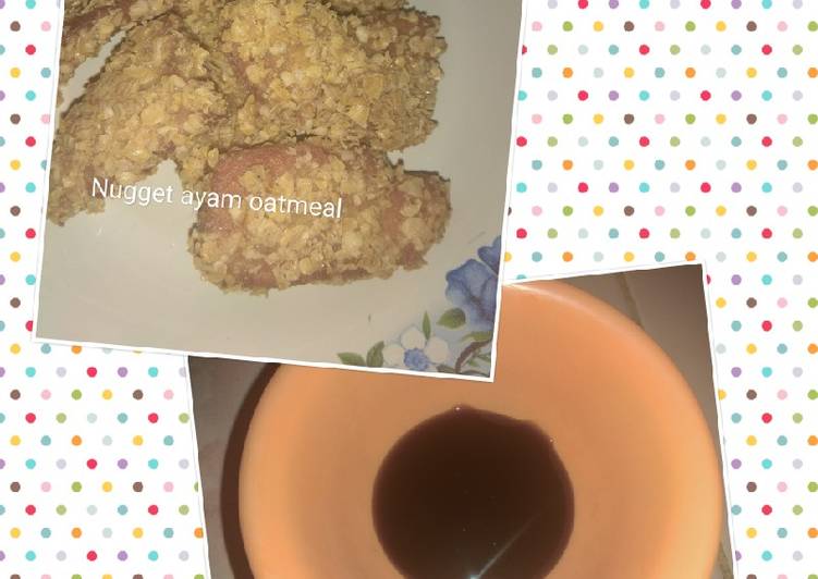 Cara Gampang Membuat Nugget ayam oatmeal Anti Gagal