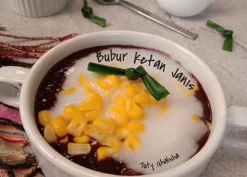 Resep Mudah Bubur Ketan Janis Sedap