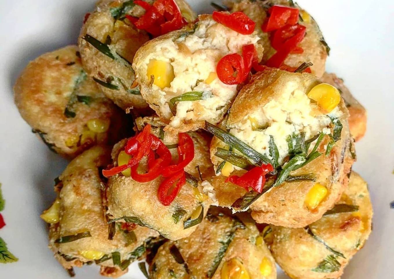 Perkedel Tahu Jagung
