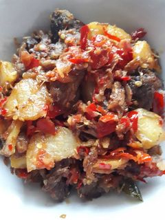 Foto resep Dendeng Balado Basah