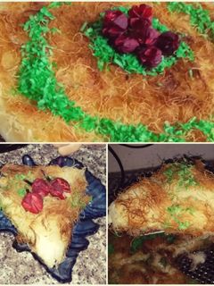 صورة لوصفة كنافة بالمهلبية 😍
