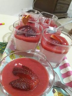 صورة لوصفة تحليه بالفراولة 🍓