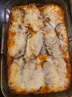 Una foto de Berenjena parmesana