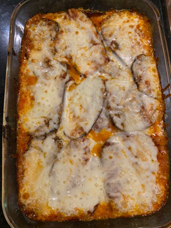 Una foto de Berenjena parmesana