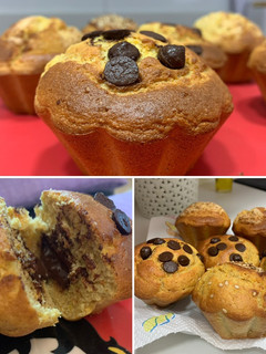 Una foto de Muffins o magdalenas esponjosas sin aceite ni mantequilla ni azúcar, nadie lo diría!