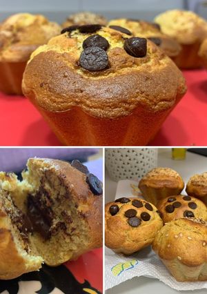 Una foto de Muffins o magdalenas esponjosas sin aceite ni mantequilla ni azúcar, nadie lo diría!