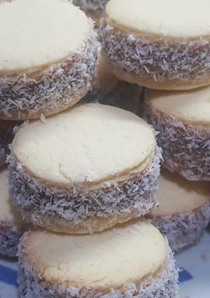 Una foto de Alfajores de maizena
