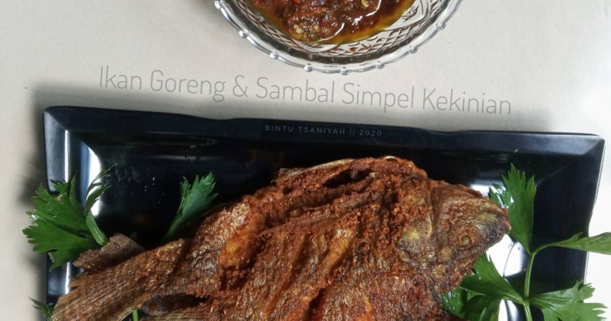 Resep Ikan Goreng & Sambal Simpel Kekinian (Ala Chef Rudy Choirudin